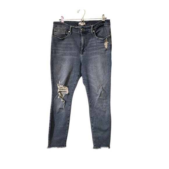 Good American Distressed‎ Jeans - Picture 1 of 8
